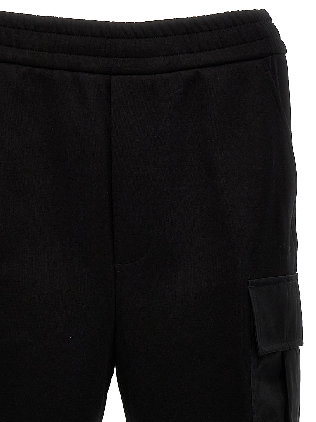 Prada Nylon Insert Cargo Joggers Pantaloni - Nero | fec839d4c576c0777c0f4cd7950fab8f5675a425