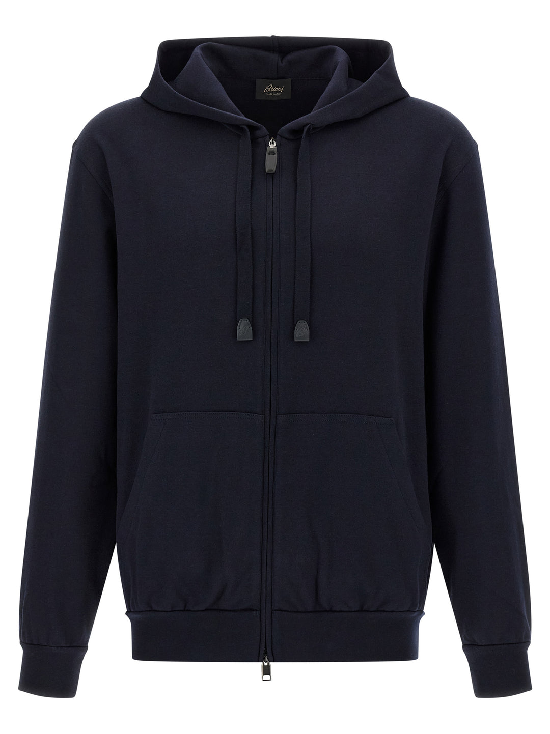 Brioni Cotton Hoodie Felpe - Blu | 8a1e1e4460f164d4288558cb0eccad4c81f2d2cf