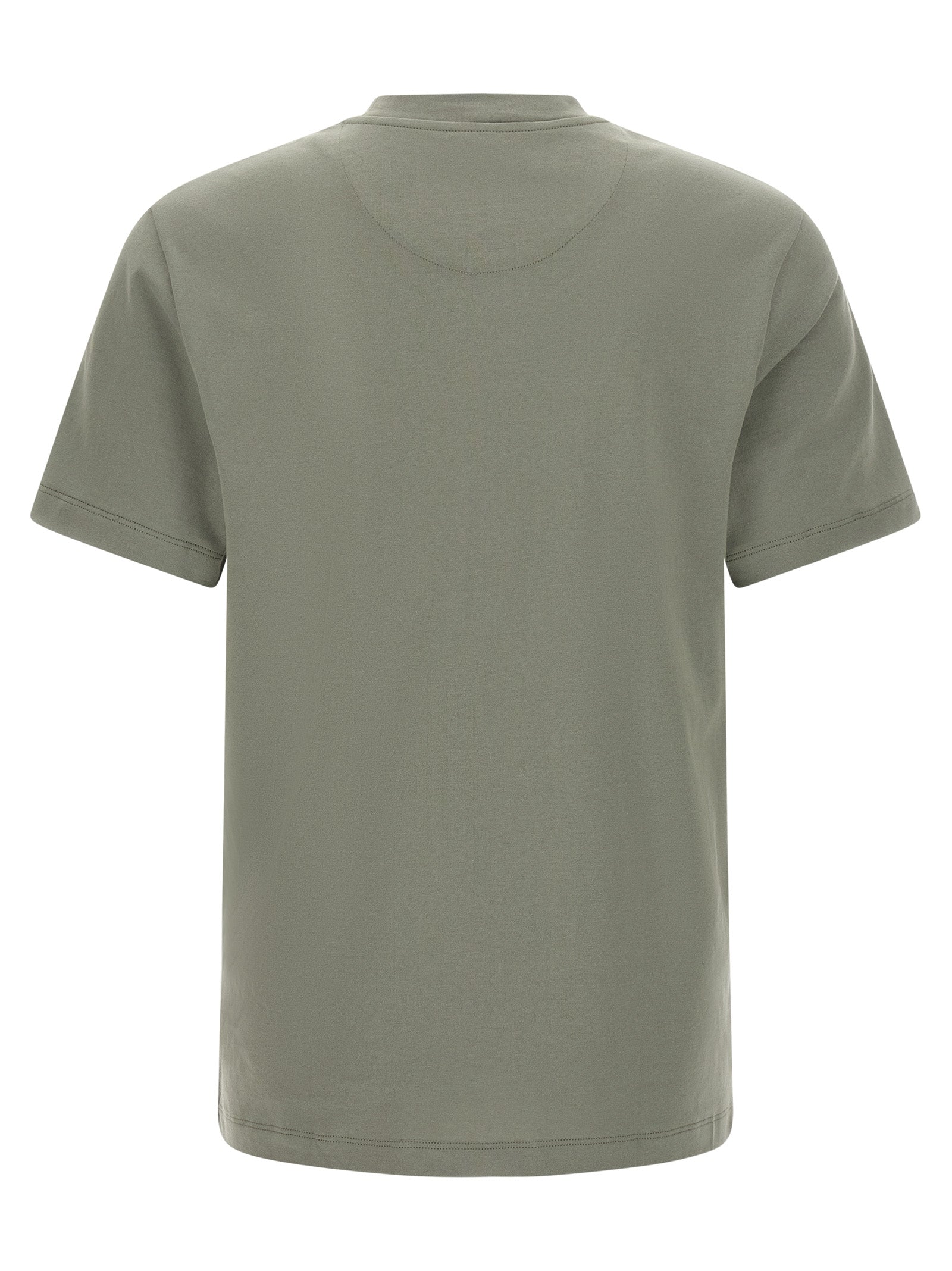 Brioni Carbonated Cotton T shirt - Verde | 4c3b24611307909ef268a59387459e406632a3ab