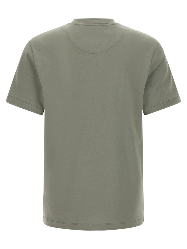 Brioni Carbonated Cotton T shirt - Verde | 4c3b24611307909ef268a59387459e406632a3ab