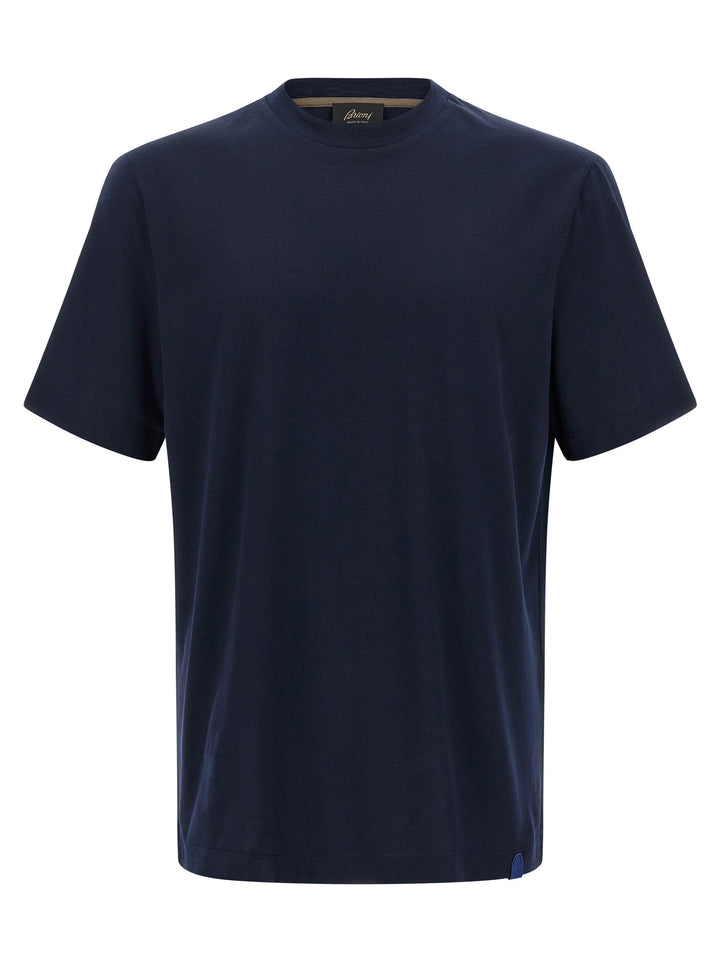 Brioni Logo Patch T shirt - Blu | c65db0f862be80c72d4aebb319e6a40165a59967