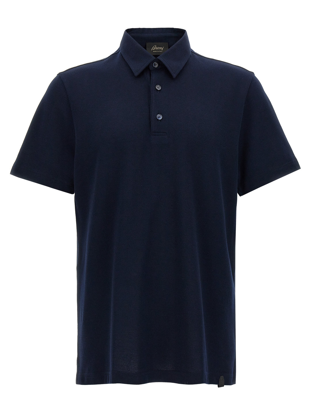 Brioni Cotton  Shirt Polo - Blu | 3e73f8a50d9e6d3f0d4b4866e95dcab00aaf59cb