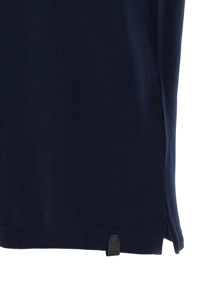 Brioni Cotton  Shirt Polo - Blu | 53cc40a211d8c1dc6ce9663b197d2695c97602a5