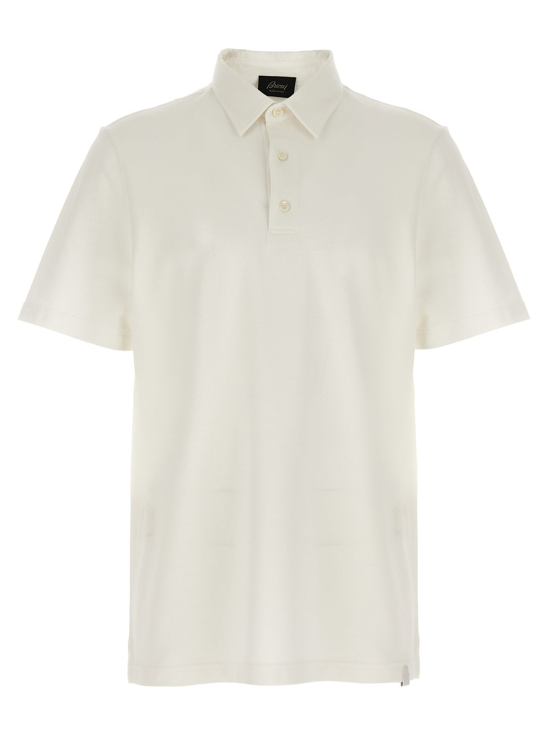 Brioni Cotton  Shirt Polo - Bianco | 72699786f05d0bfcbea9856e102eb0354245b16f