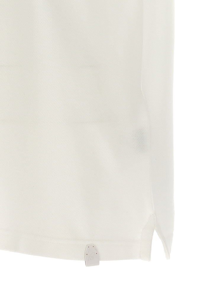 Brioni Cotton  Shirt Polo - Bianco | 411656e0111d5f8ee59c6763d04fef149a7fcbf9