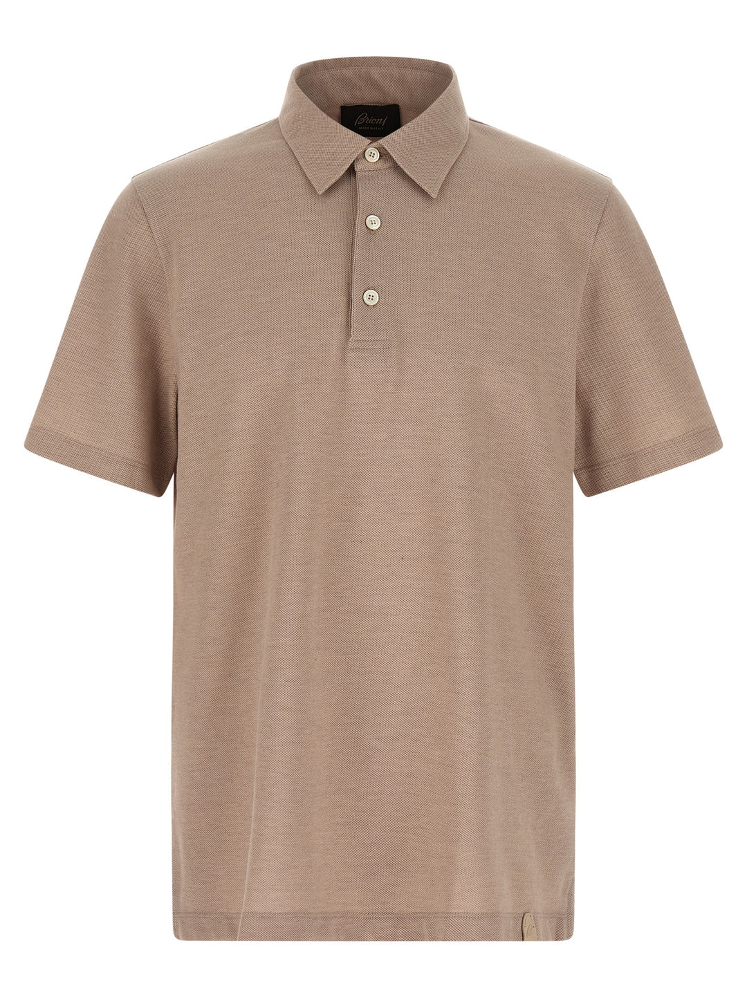 Brioni Cotton  Shirt Polo - Beige | 0d004e9bce2dafddf78f15911ab09a4ceeb312ee