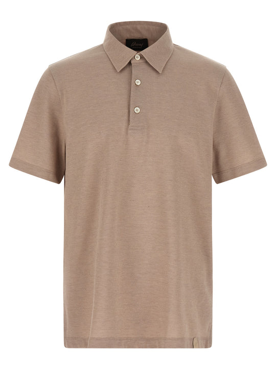 Cotton Shirt Polo Beige