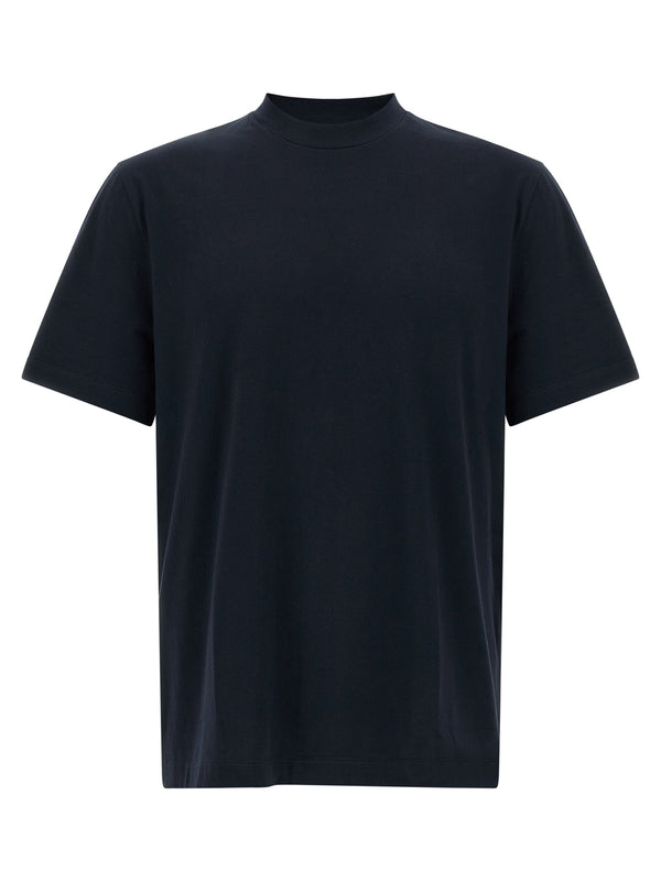 Camiseta con bordado de logo - Azul