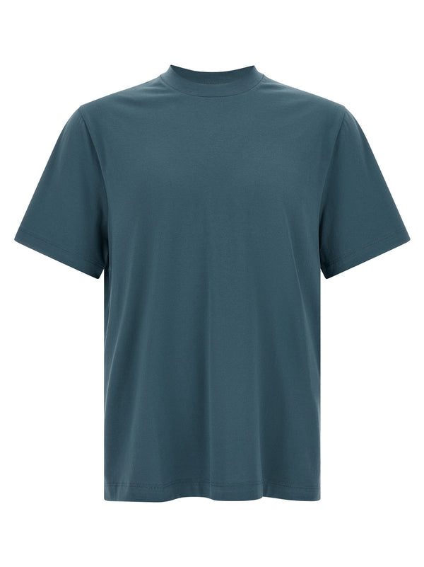 Camiseta con bordado de logo - Azul