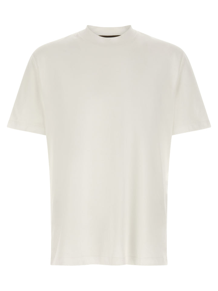 Brioni Logo Embroidery T shirt - Bianco | f9644d6e2db5d86d5fae2ebc5a17f1c9dc336456