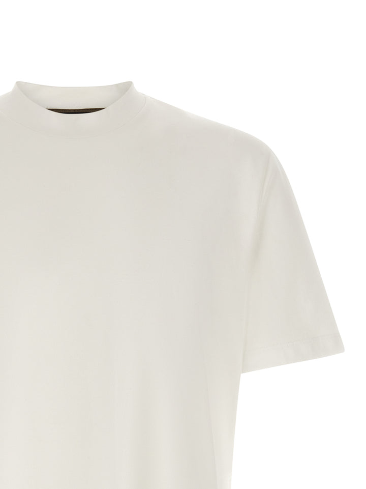 Brioni Logo Embroidery T shirt - Bianco | 6be5f00de125a4549391434a534e1260ba082753
