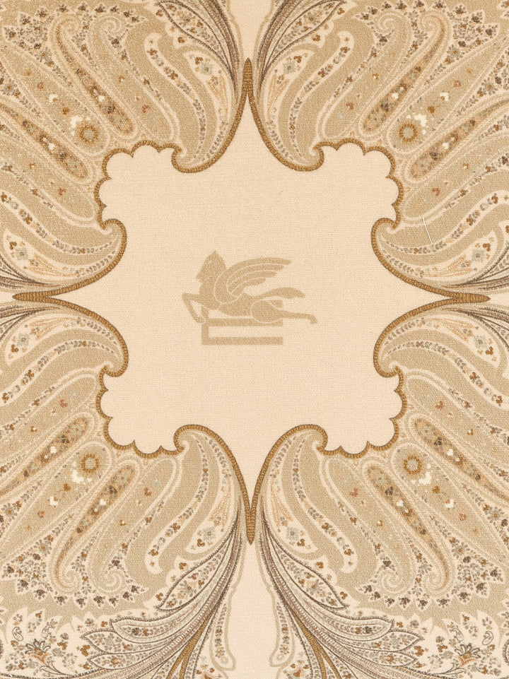 Etro Home Velvet Pillow Cushions - Beige | e645255da72337340609354c8a2ed5e98fbe4b9c