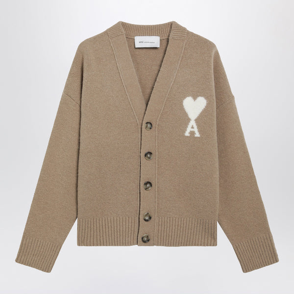 Beige Ami De Coeur Cardigan In Alpaca Blend