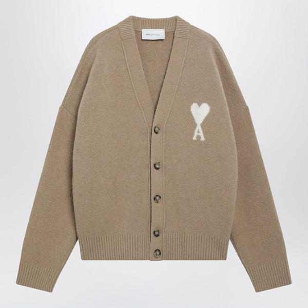 Beige Ami De Coeur Cardigan In Alpaca Blend
