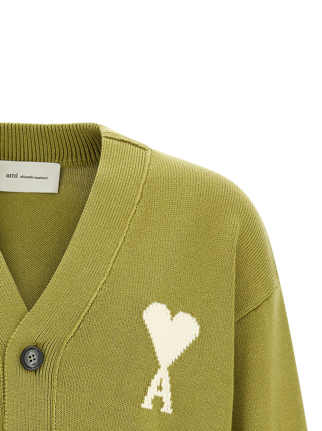 Ami Paris Ami De Coeur Maglioni - Verde | a1a94c01b517845a7fd43bcbd4ccaa367be40d53