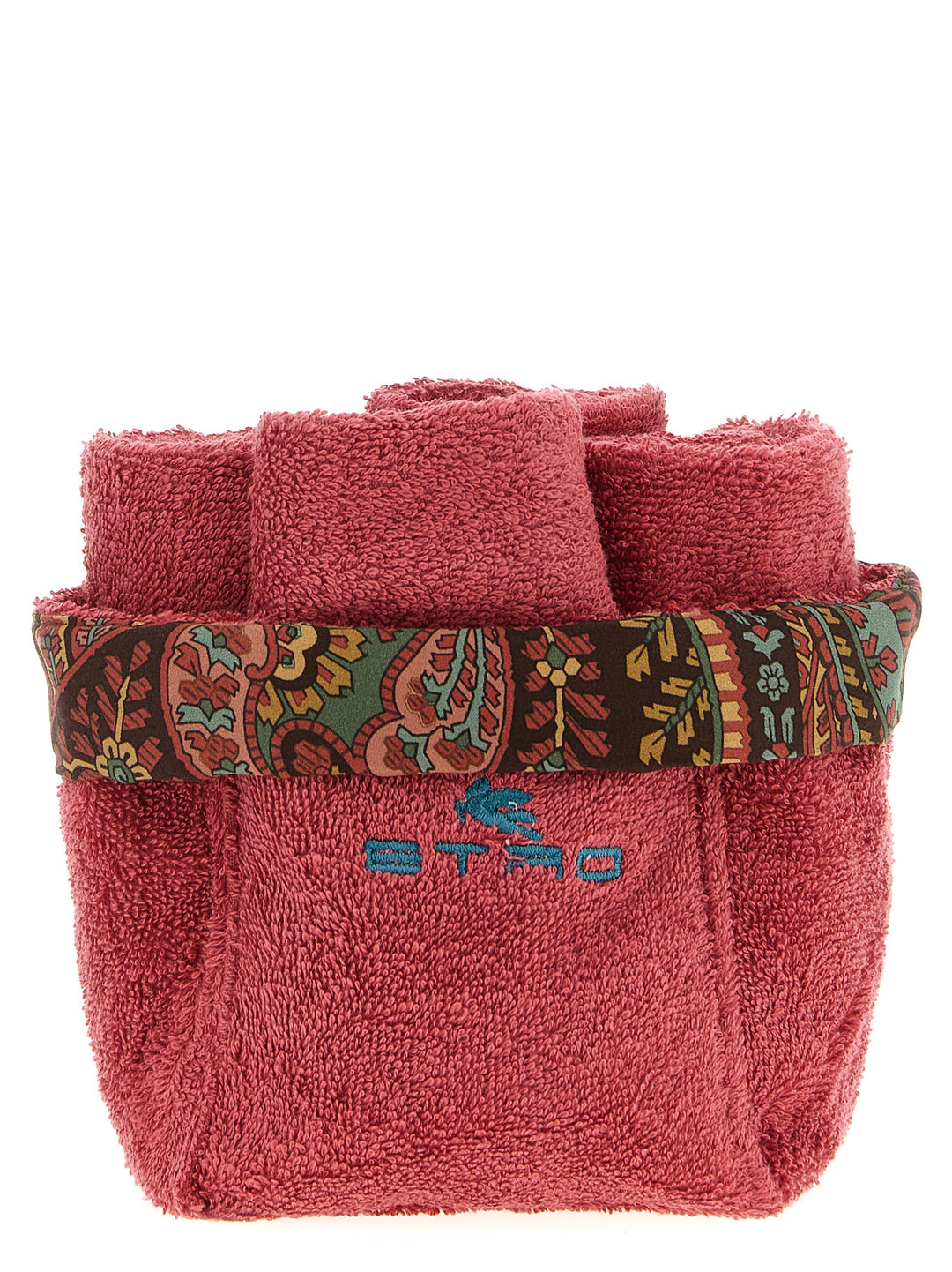 Etro Home Giano Towels - Rosso | bdbcba45af81500cdcb21dcfcbb0466f7349a746