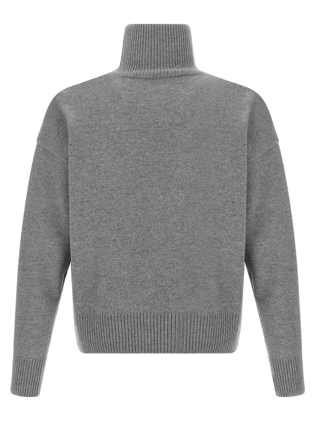 Ami Paris Puff Logo Sweater Maglioni - Grigio | 94a41e66292779137f5c8da8cf2535072e4e629e