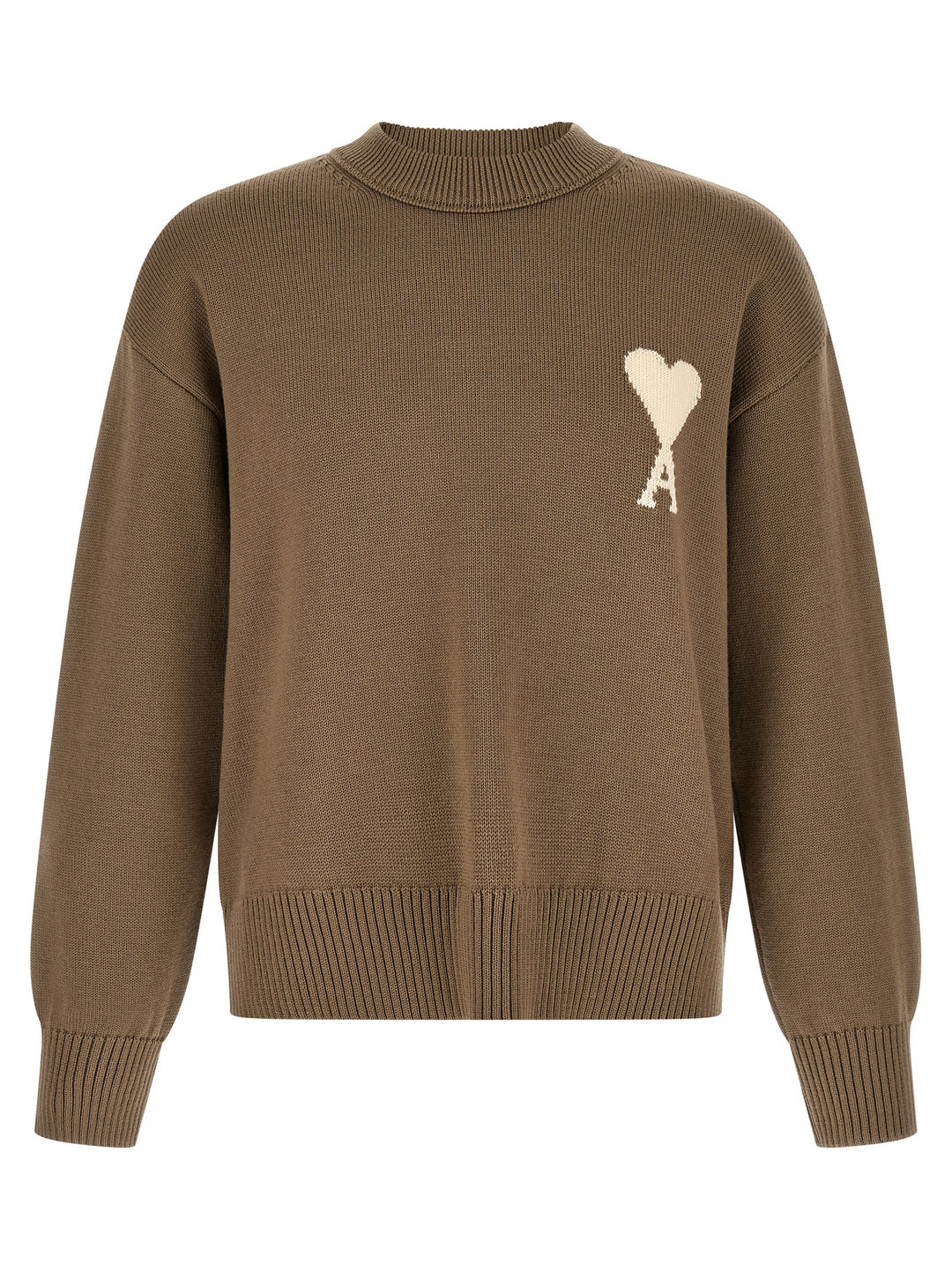 Ami Paris Ami De Coeur Maglioni - Beige | 483f9317a333479e454dcdb6c61f2983ac352c92