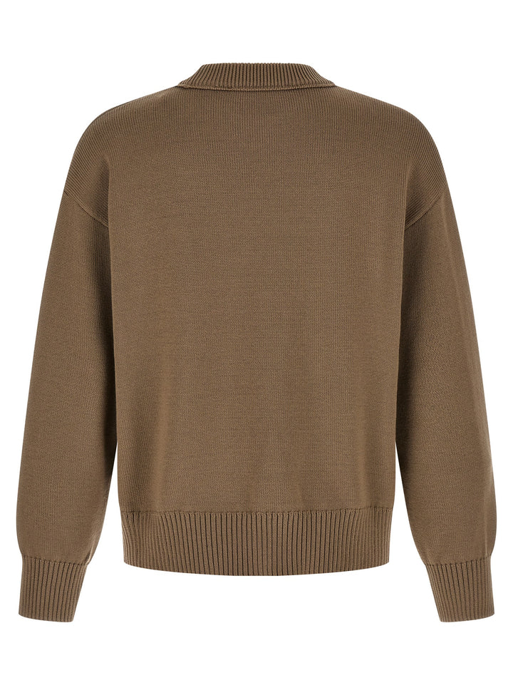 Ami Paris Ami De Coeur Maglioni - Beige | be53f82d1a63867b8ad11109556854eaa3788baf