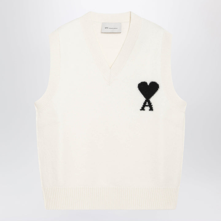 Ami Paris Vests - Bianco | 89d74bb96d0e18d5631805ed722d99c97d1af2ee