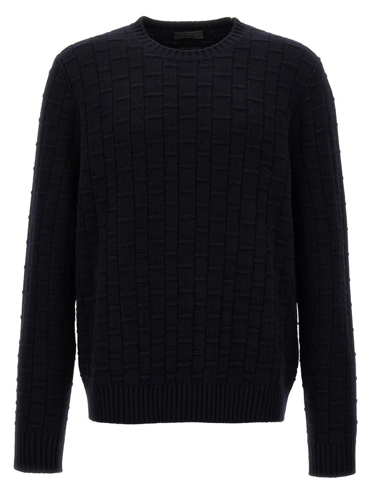 Prada Crewneck Sweater Maglioni - Blu | a896bf73ab7829b2ed1c66acb041376ef270463d