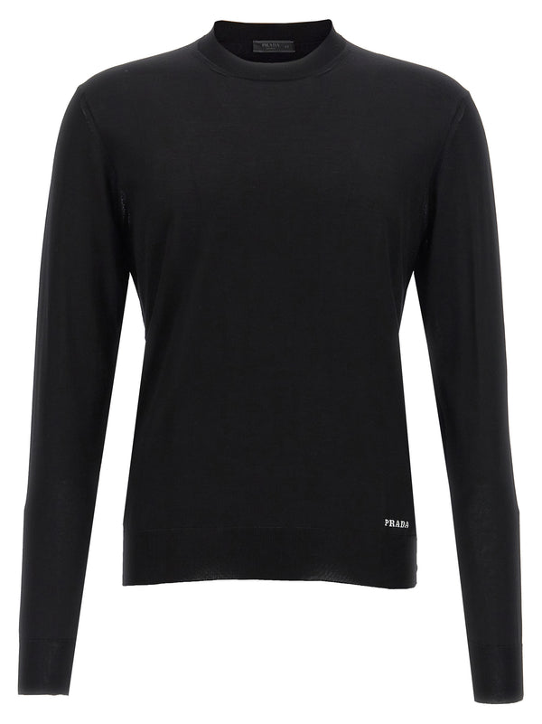 Silk Sweater Maglioni Nero