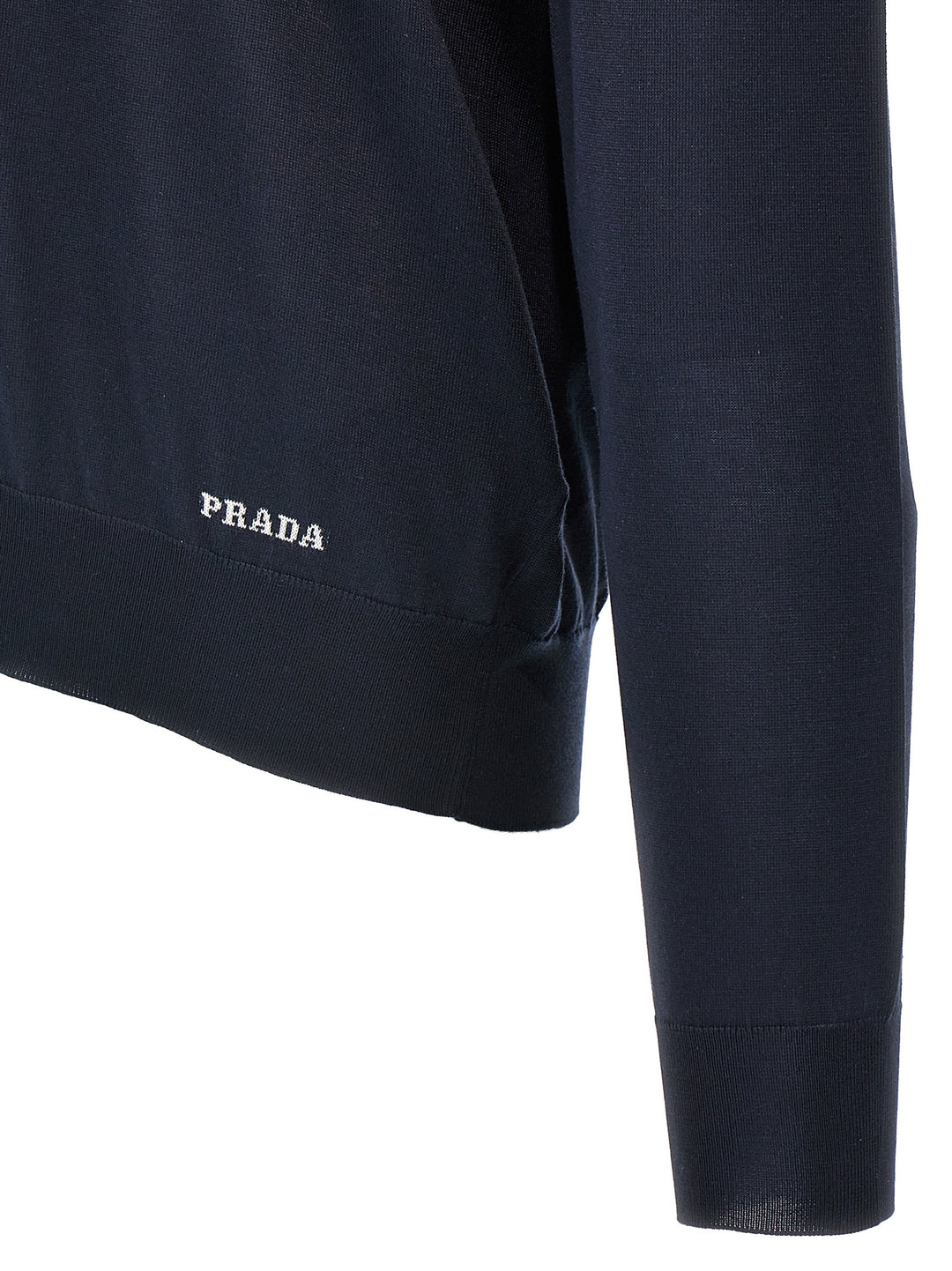 Prada Silk Sweater Maglioni - Blu | 0931112c7adb1f948918ebc4ed1738a8a70cc677