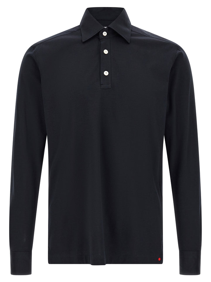 Kiton Positano Polo - Blu | edf93541e6509f4f461806dc35e2347347b3faf1