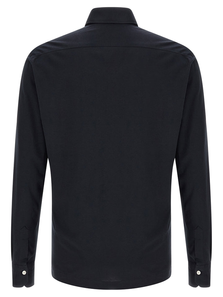 Kiton Positano Polo - Blu | 33fa28da2e024e1f5929d2c4a1814c37d1c0293e