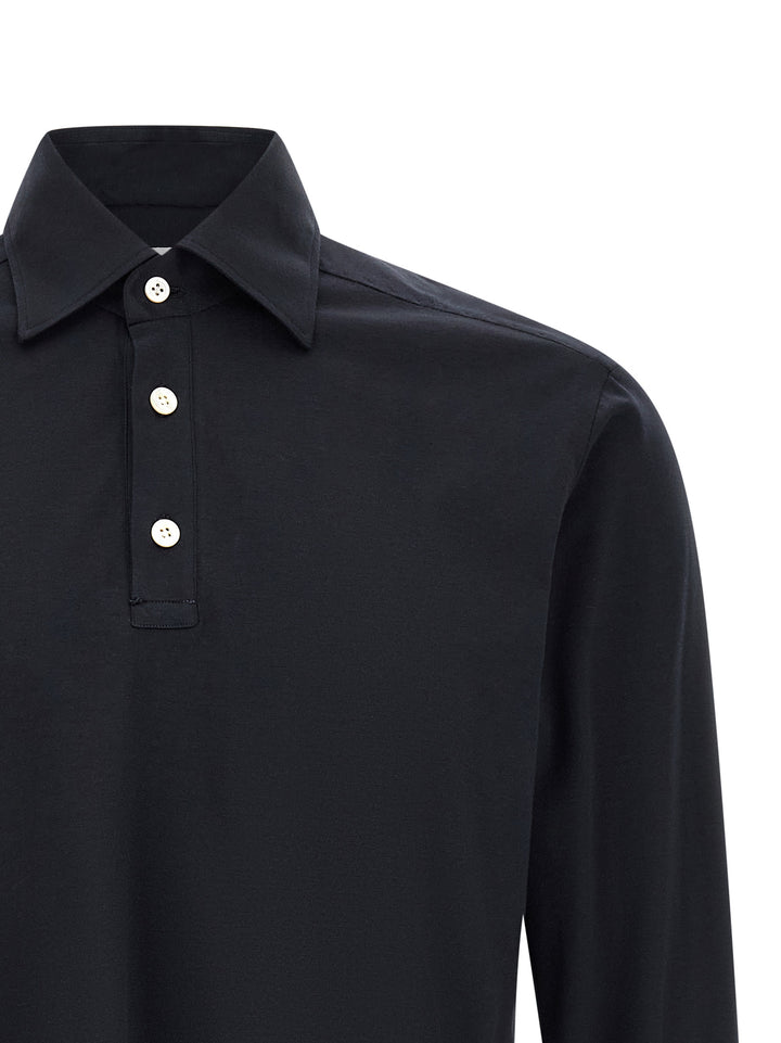 Kiton Positano Polo - Blu | 26884981c4ba194024450d26d2c502c507acabbd