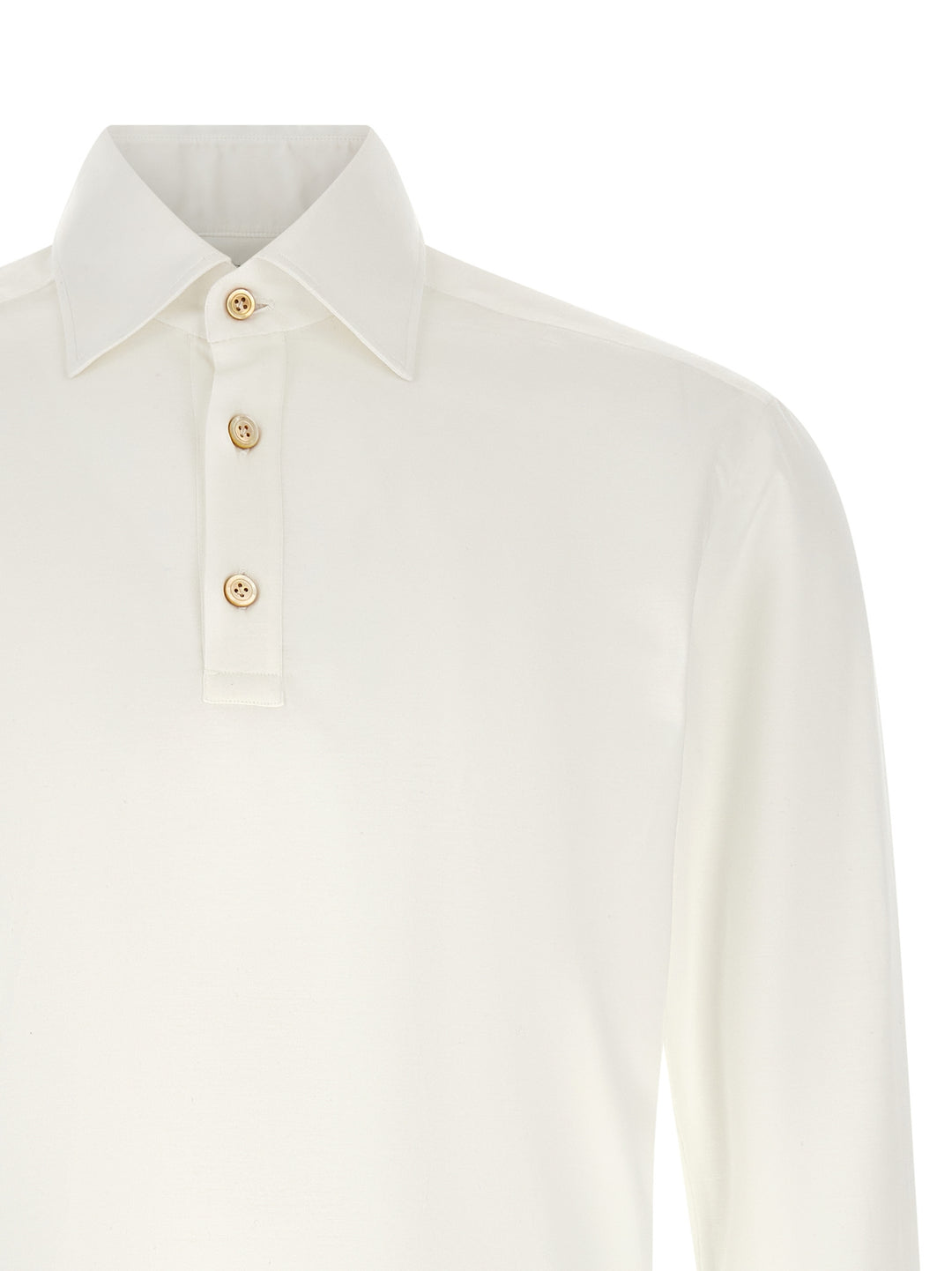 Kiton Positano Polo - Bianco | bac84d52c4cf38d68670c25dea5729f4b109caa6