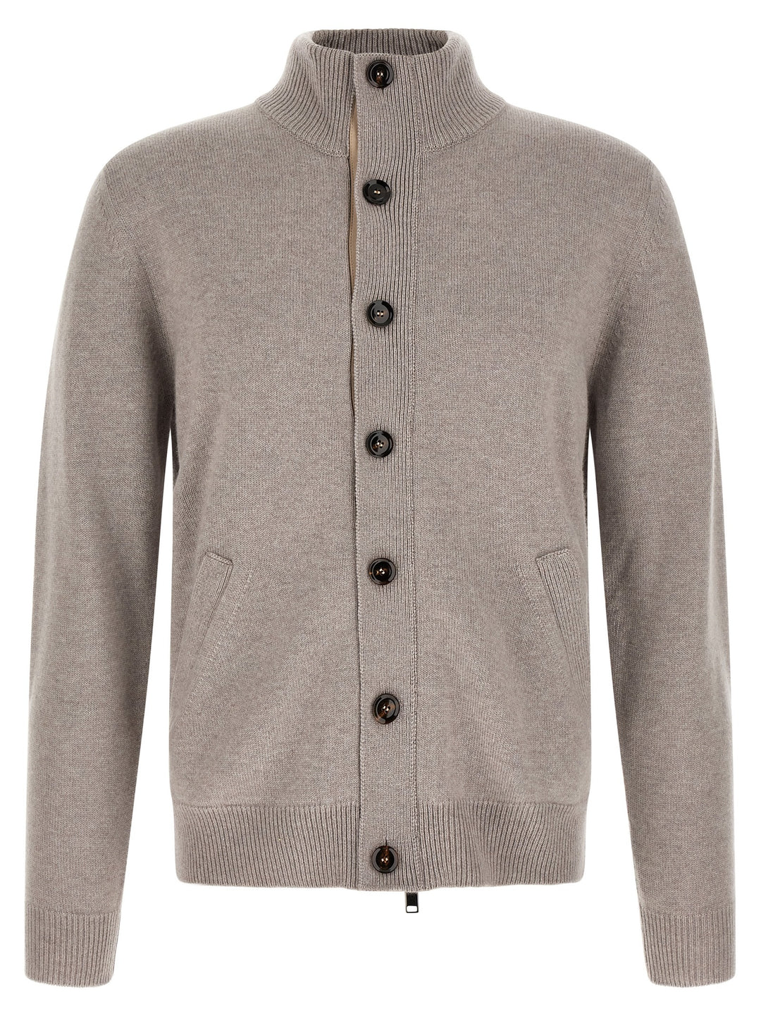 Brioni Cardigan With Price List Collar Maglioni - Beige | 779b555675b8acb9f284693baa10d6b88d9d2387