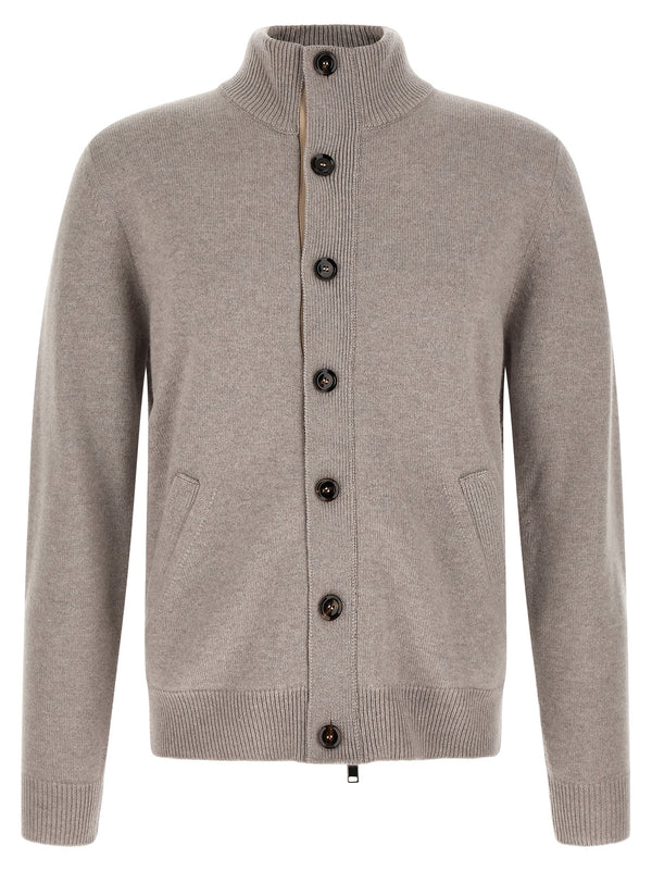 Cardigan With Price List Collar Maglioni Beige