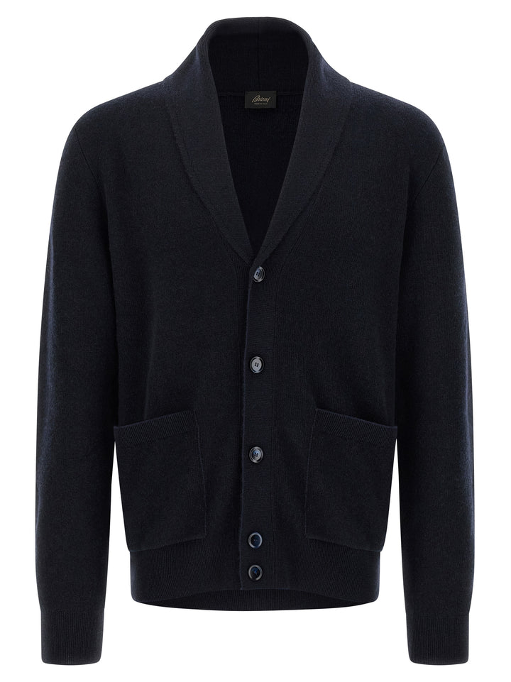 Brioni Cashmere Cardigan Maglioni - Blu | 0d25d9c8a36c10e18c7d113ae045cd12d8240526