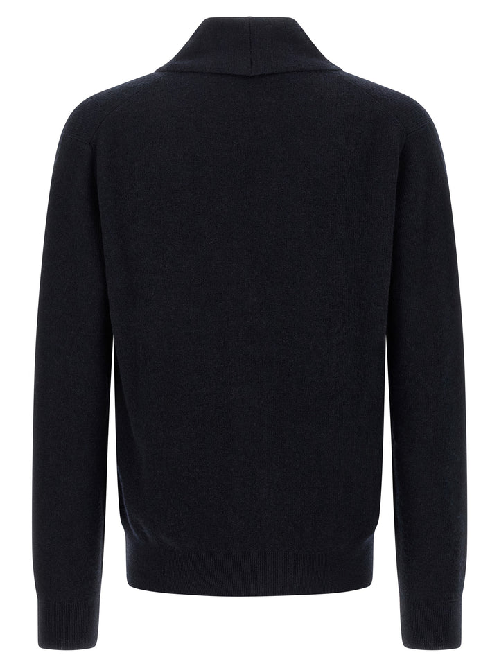 Brioni Cashmere Cardigan Maglioni - Blu | f3b2eb0f0fc559355407b46dfbc2df5f5b6424da