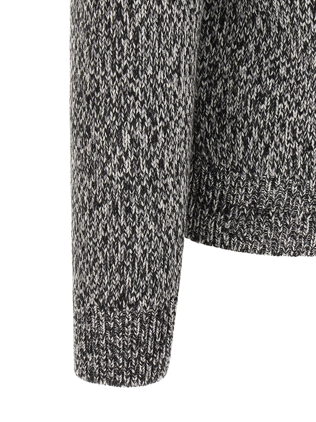 Brioni Shawl Neck Cardigan Maglioni - Bianco/Nero | 12c2fa60196c493d1e38ba66640cb565a9c4c6c0