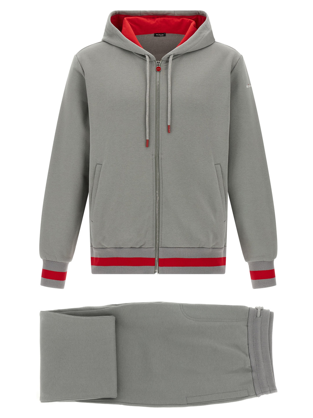 Kiton Cotton Tracksuit Suits - Grigio | eb16226a24c6f2ccdf967290b56c9fcd8f200b78