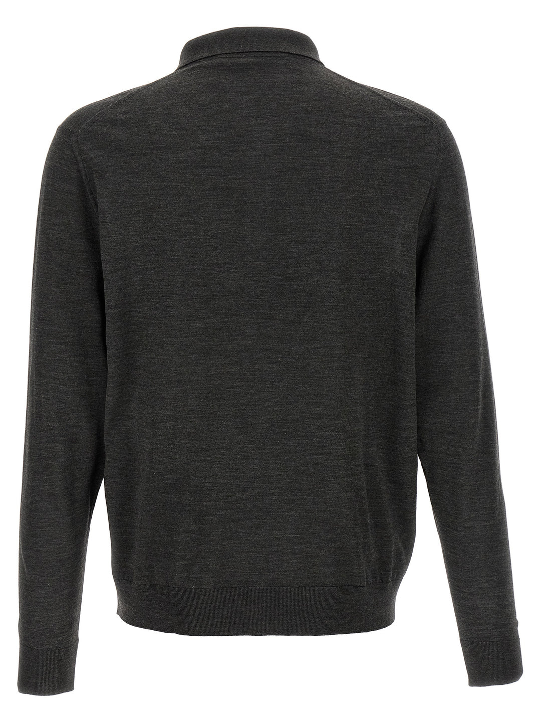 Kiton Halfzip  Shirt Polo - Grigio | 4c31f9c4967fa5f945a74ba761ab2bf55e4cfb17