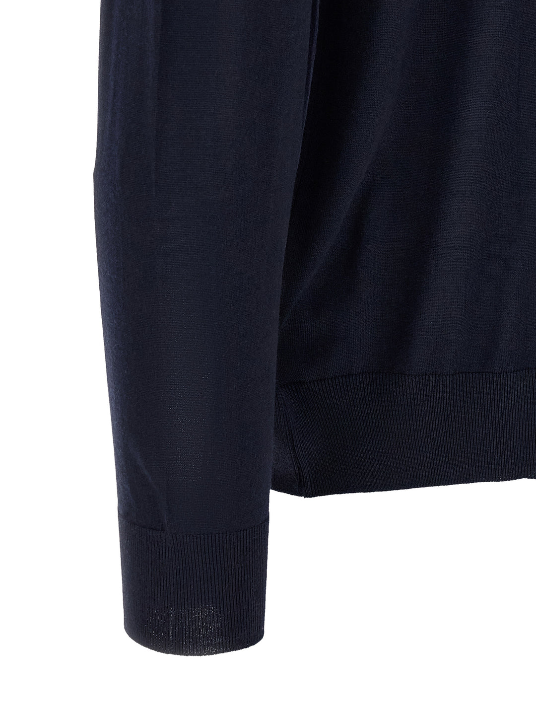 Kiton Wool  Shirt 14 Microns Polo - Blu | 66335ef1f7255ccac00f71d2d2e702dedfdeba52