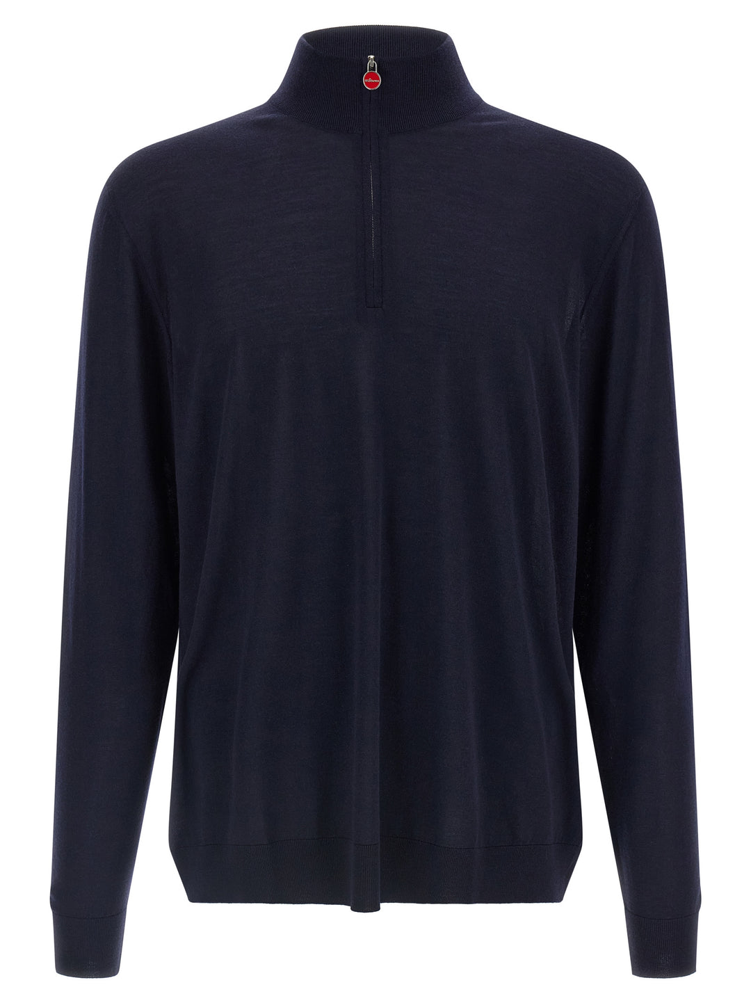 Kiton Half-Zip Sweater Maglioni - Blu | a687b3329cf6f5d72cae7cd39f950c4d8f581936