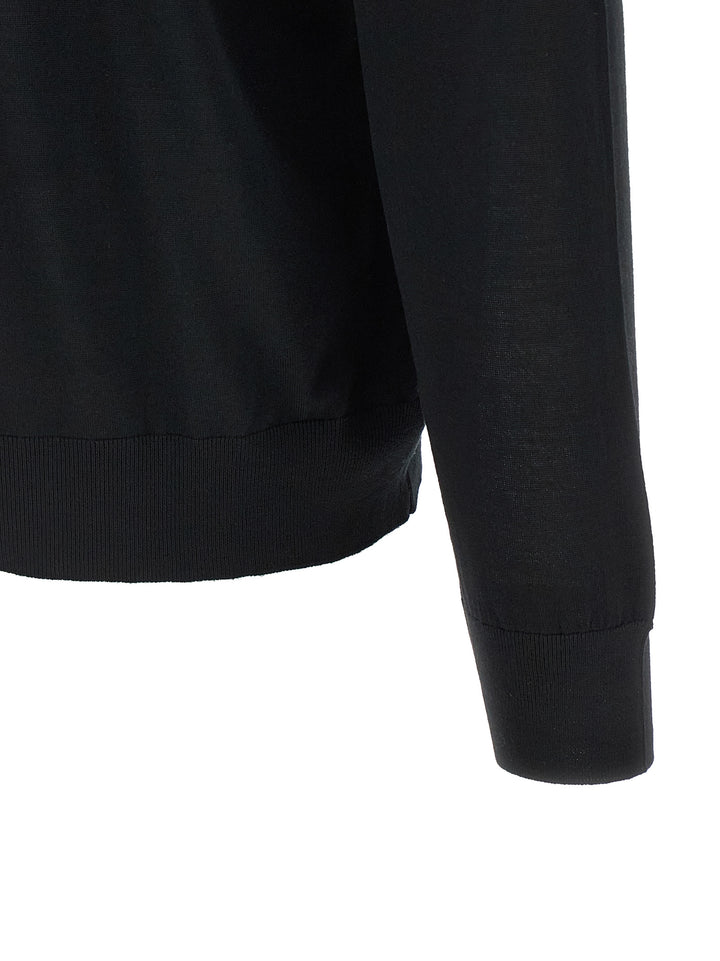 Kiton Half-Zip Sweater Maglioni - Nero | 08951ff6b17e0191f73917f555e9089caf3dec7d