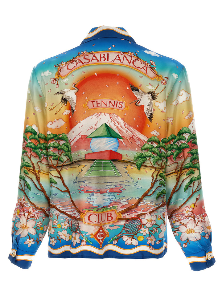 Casablanca Cuban Collar Tennis Club Camicie - Multicolor | 6ceaa681f0cc73734b158d69ec8d57a7069da701