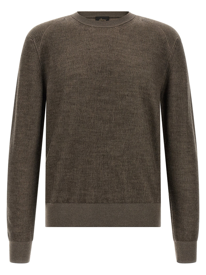 Brioni Vanisé Weave Sweater Maglioni - Marrone | 6506be351f8a75cdccd1b242f171f1b9a51950d4