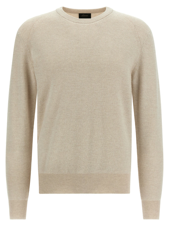 Ribbed Sweater Maglioni Beige