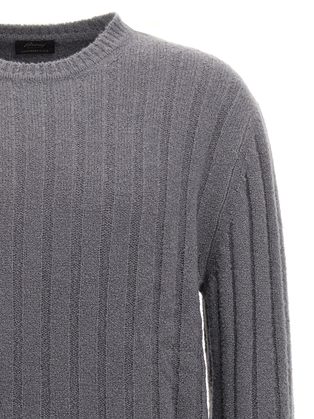 Brioni Crewneck Sweater Maglioni - Grigio | da9962548ec808e7acbaa7d4dbfe8a555208a7b1