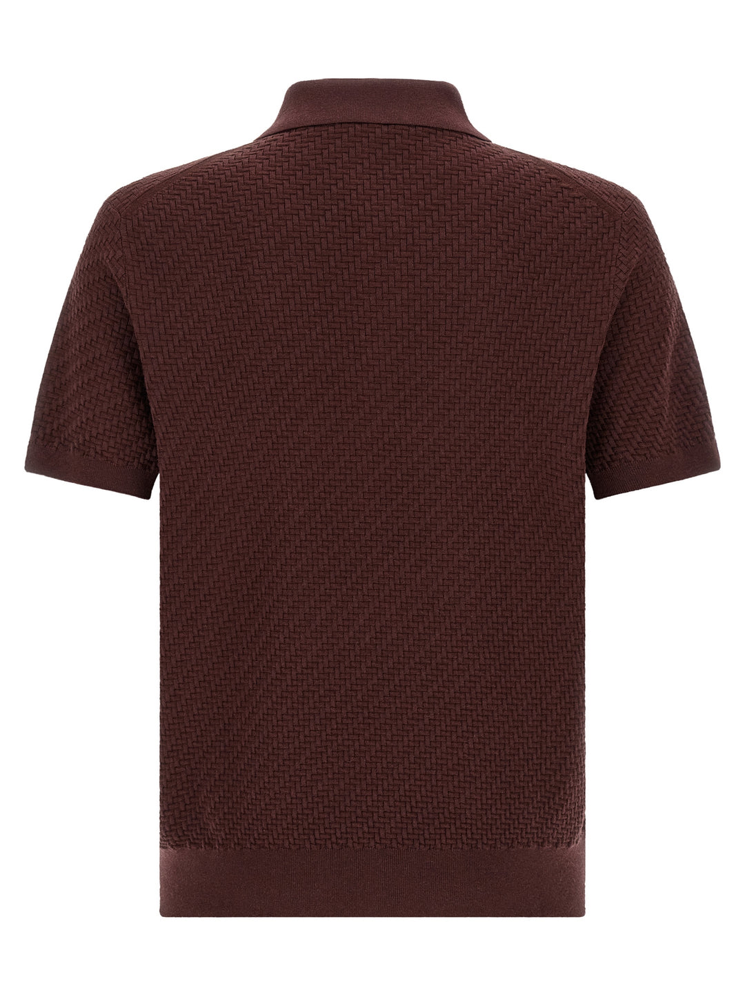 Brioni Trama Polo - Viola | bfc123b9e711e85884081a176faf74a9561b1b46