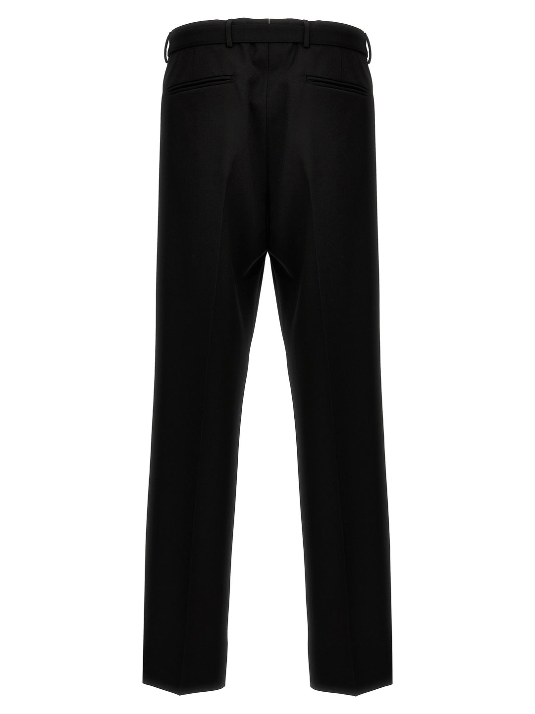 Prada Wool Tailored Trousers Pantaloni - Nero | b747be77cdda678a6c7d2d12689e1c09e87d0c71