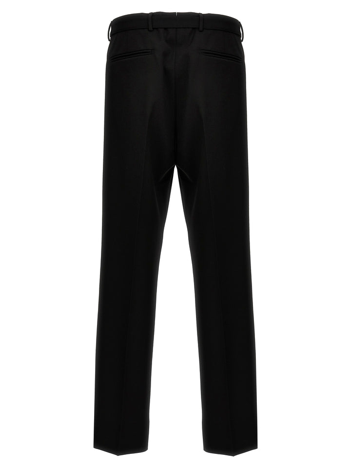 Prada Wool Tailored Trousers Pantaloni - Nero | b747be77cdda678a6c7d2d12689e1c09e87d0c71