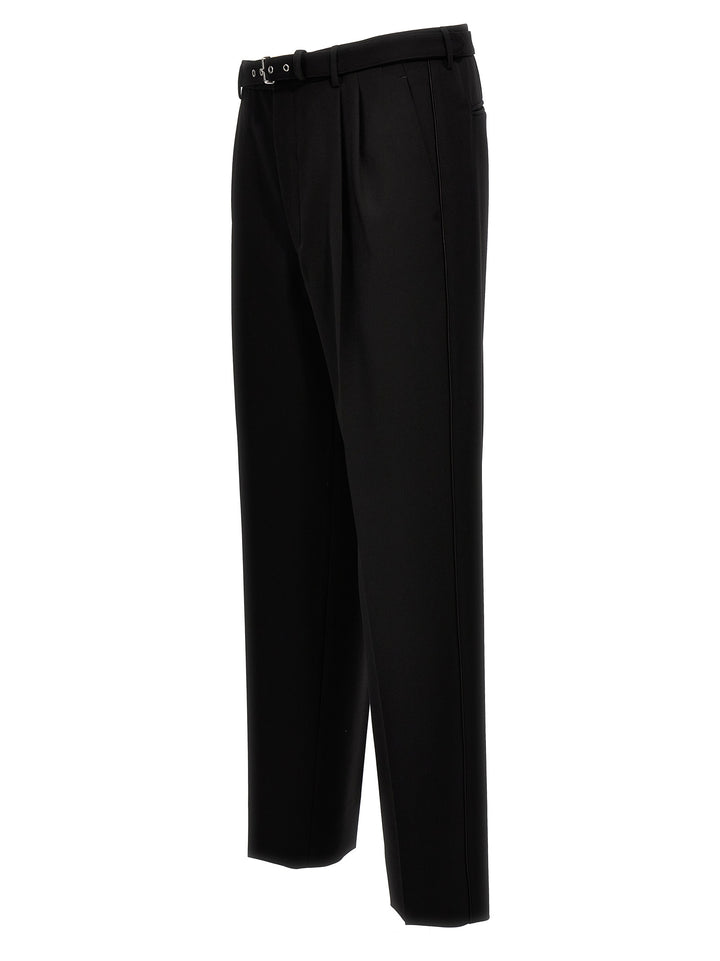Prada Wool Tailored Trousers Pantaloni - Nero | f06c79b966b18efdf1706e463fc4f7c02e9ca6a6