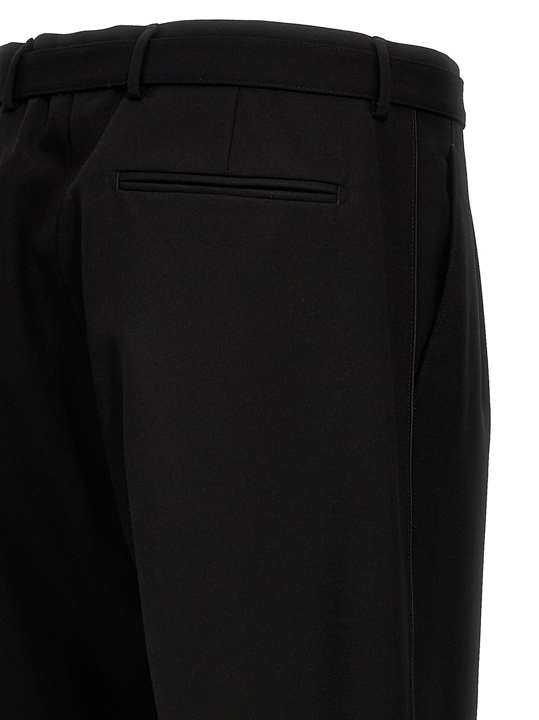 Prada Wool Tailored Trousers Pantaloni - Nero | c45907bb7c7448a4adf1375a97ca1089e5f1a842